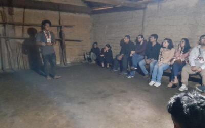 Aula de campo em casa de reza reúne lideranças guarani e magistrados no RJ