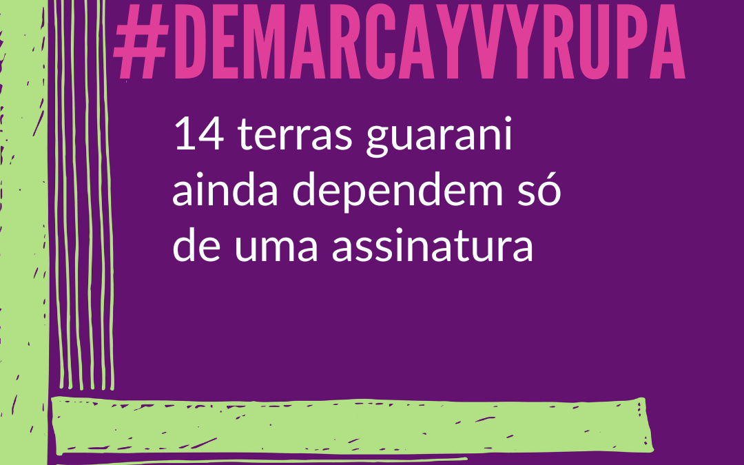 Após um ano de espera, povo Guarani relança campanha #DemarcaYvyrupa