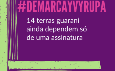 Após um ano de espera, povo Guarani relança campanha #DemarcaYvyrupa